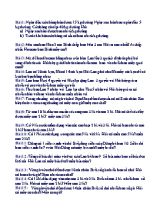 25 Bài tập Toán có lời giải Lớp 3